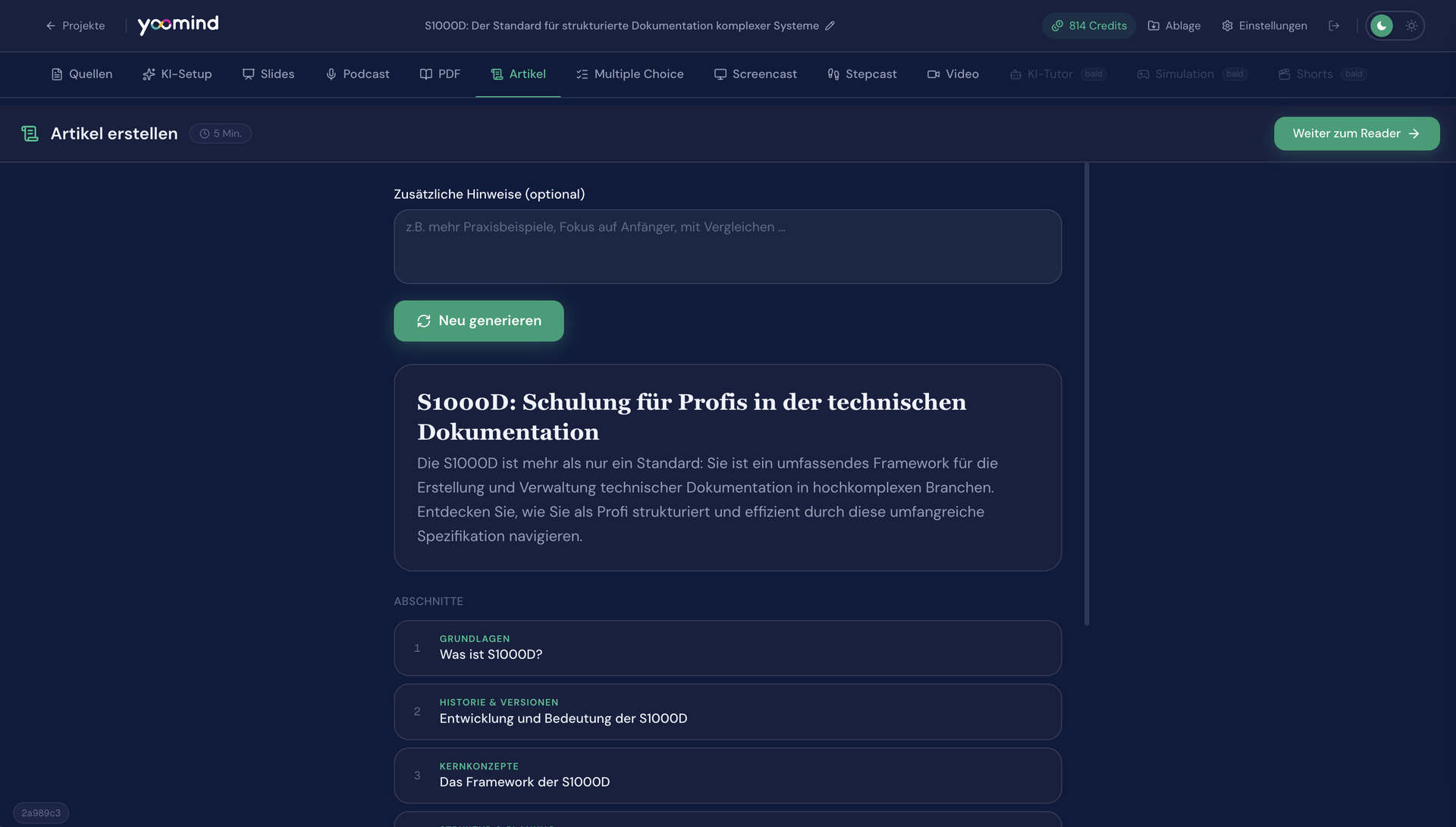Yoomind — Artikel & Guide