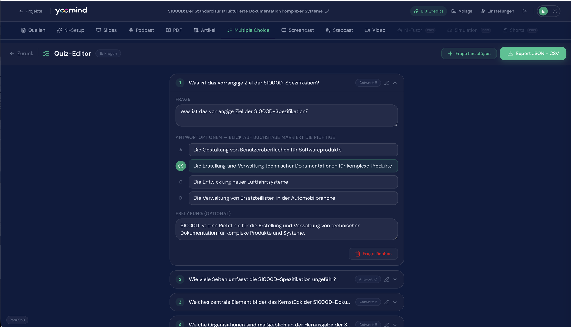 Yoomind — Test & Quiz